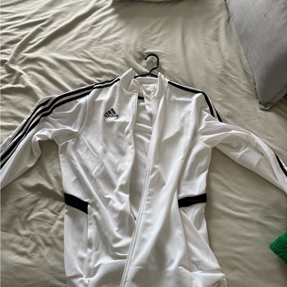 Adidas White Track Jacket